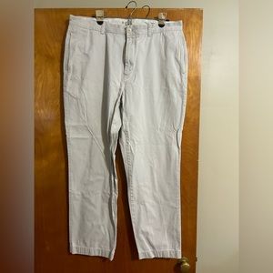J. Crew men’s chino pants size 36x30 light stone color